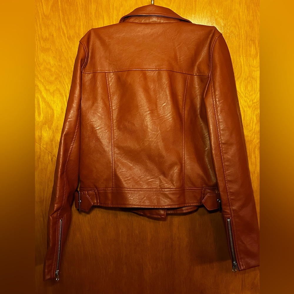 Love Notes Women's Faux Leather Jacket - Picture 3 of 4